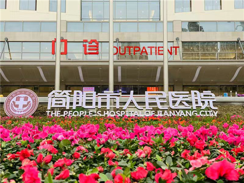 簡陽人民醫(yī)院八十周年植物租擺