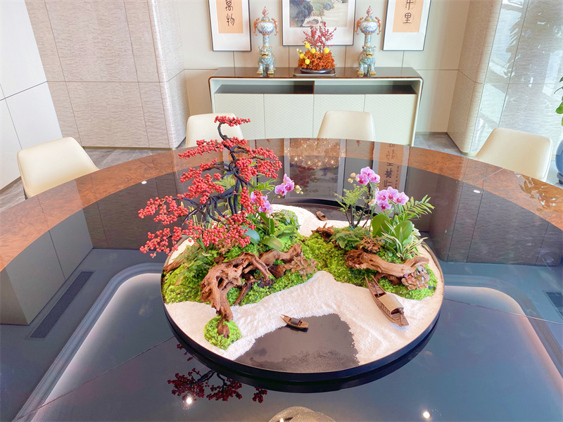 錦色｜給客戶做的餐桌組景，讓吃飯都變得很治愈！